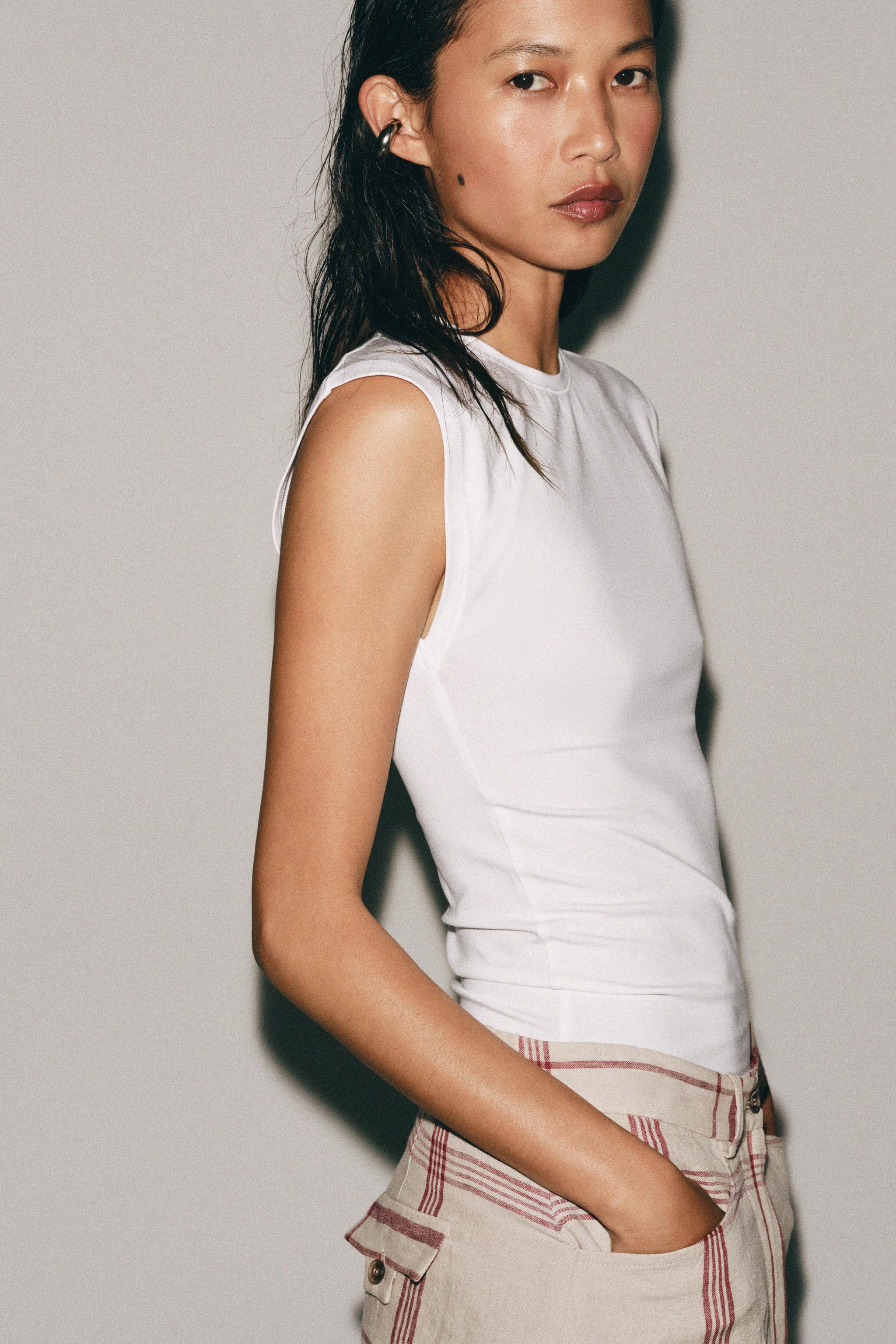 COTTON BLEND T-SHIRT